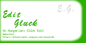 edit gluck business card