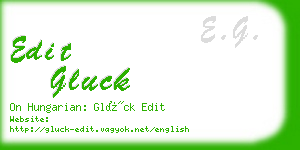 edit gluck business card